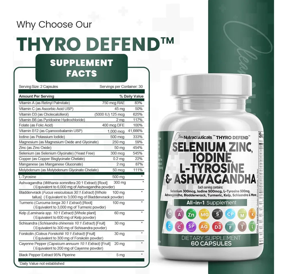 Tiroides Clean Nutraceuticals 60 Cá